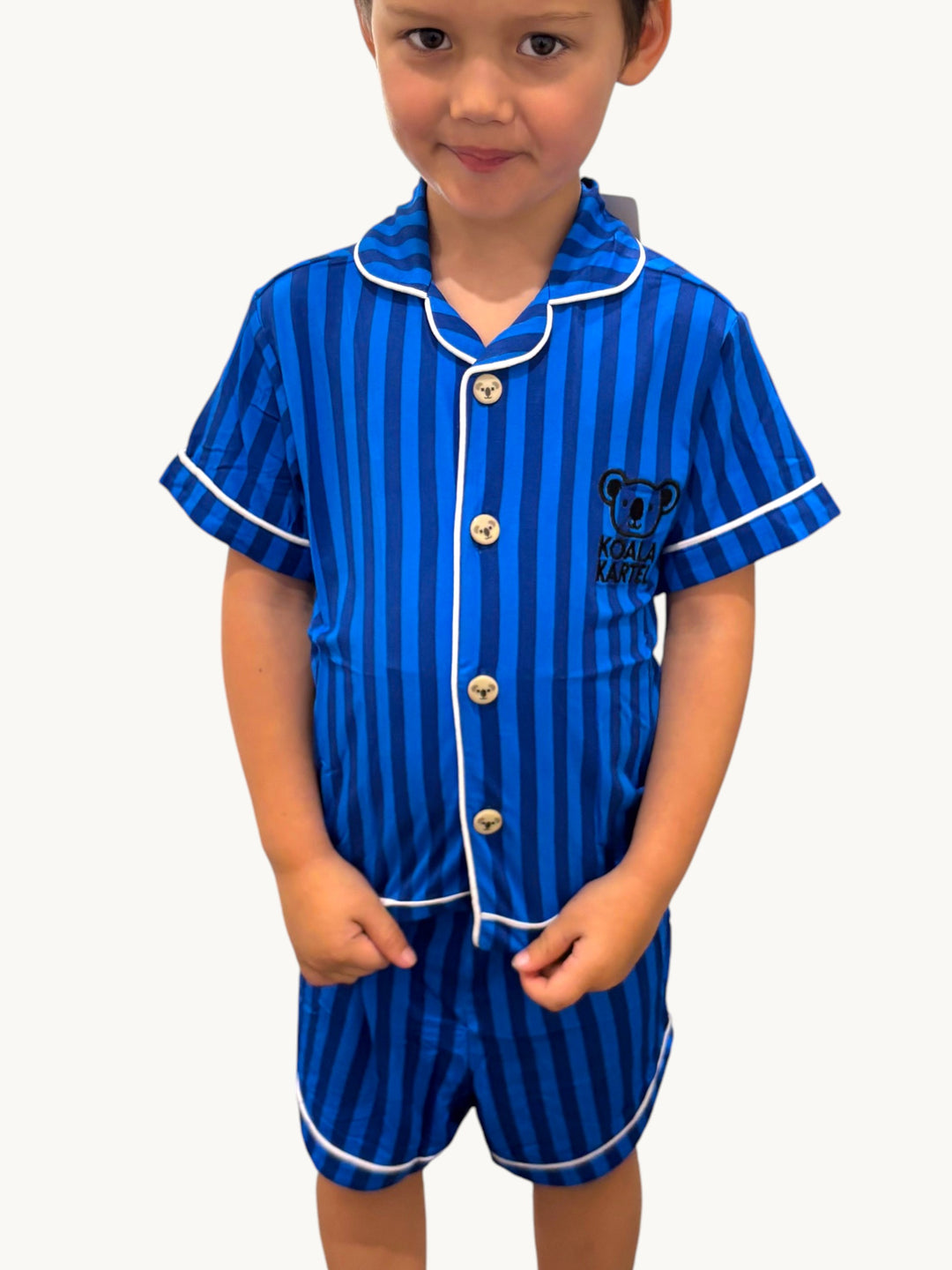 🐨Bold Navy stripe Kids Pajama Set
