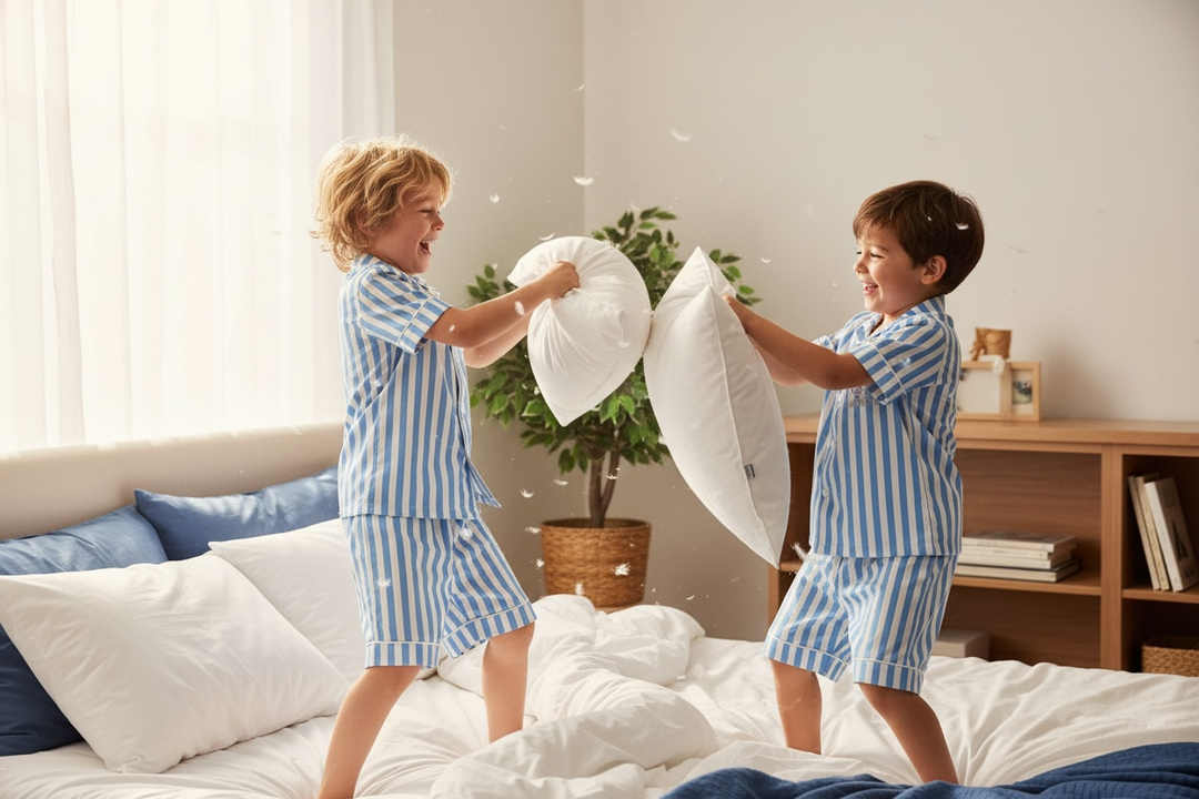 🐨Sky Blue stripe Kids Pajama Set