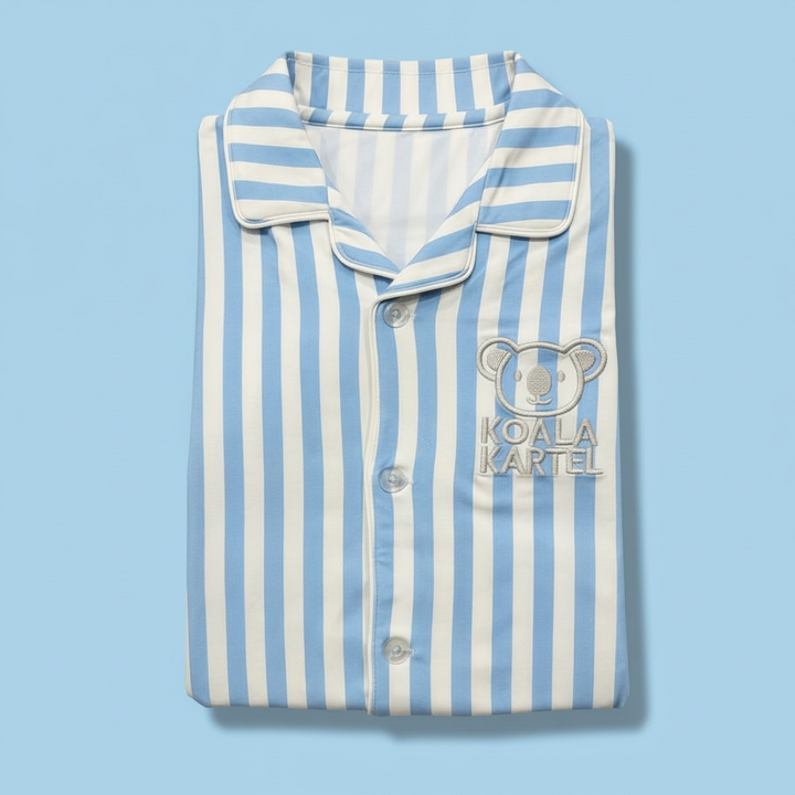 🐨Sky Blue stripe Kids Pajama Set